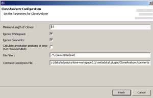Configuration Dialog